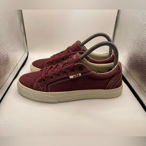 Taos Footwear Burgundy Athletic Shoes